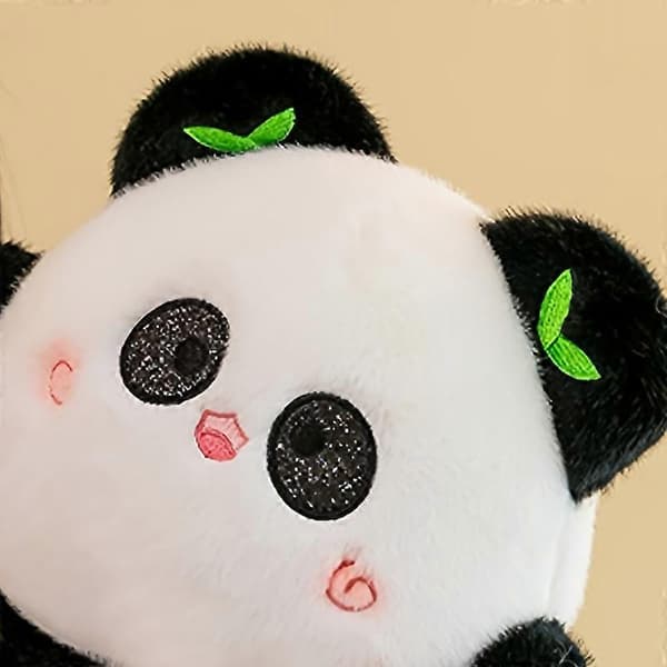 Rund Zai Panda docka plyschleksak supermjuk söt tygdocka flickor kontor sovkudde (Peng)