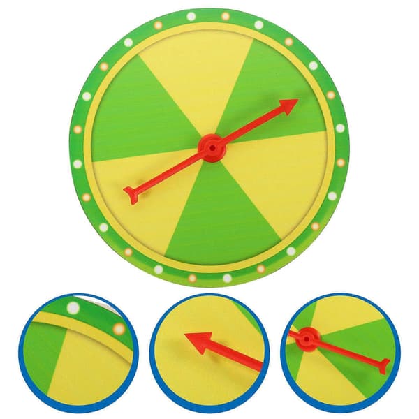 Draw Machine Fun Prize Wheel kompatibel med Fun 1 st Grön PVC-snurrplatta (Peng)
