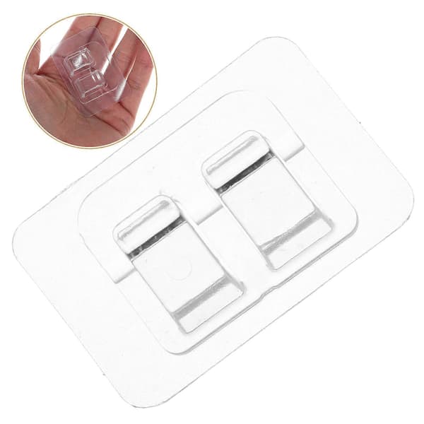 Valokoukut ulkovaloketjuille, 50 kpl läpinäkyviä PVC-kiinnikkeitä (Peng)