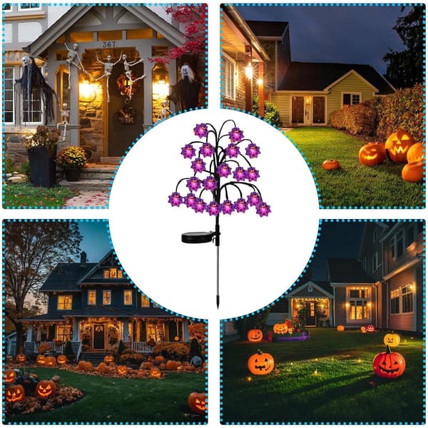 Soldrivna Halloween-dekorationer för utomhusbruk