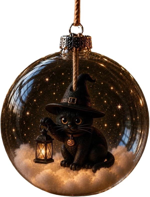 Halloween-koristepallot - Särkymättömät, läpinäkyvät, sisä-/ulkokäyttöön (Pe)