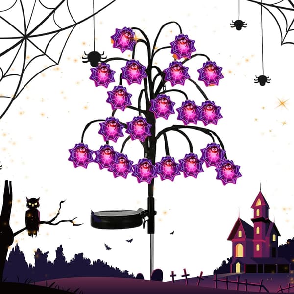 Soldrivna Halloween-dekorationer för utomhusbruk