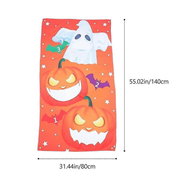 Halloween ærtepose-kastesæt 1 stk. kastebanner til børn (Peng)