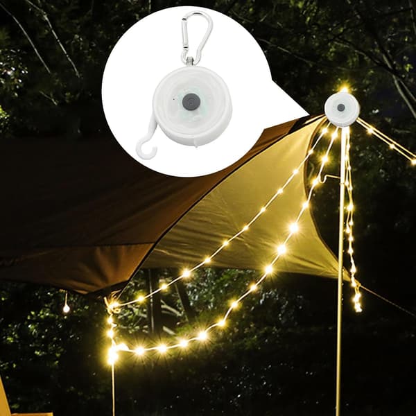 Campinggirlang 4-läges LED-ljusslinga (Pe)