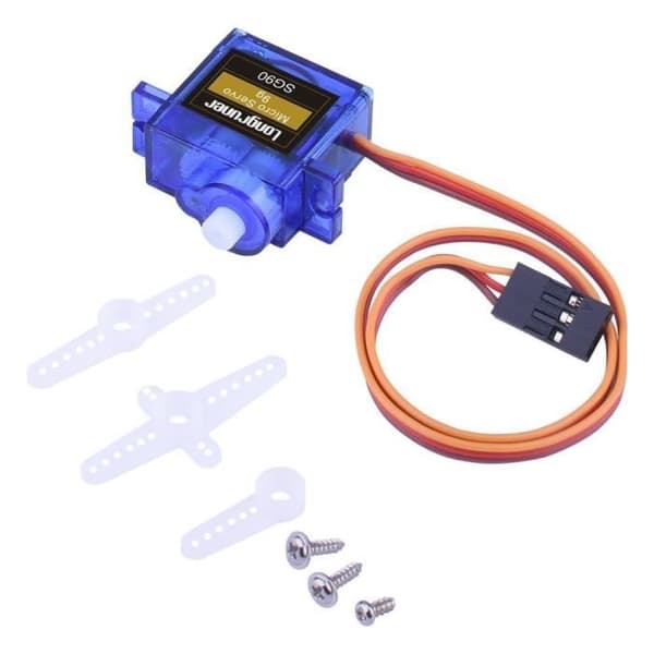 Modelsæt - SG90 - 9g Mikro Servomotor - Robot Helikopter RC Fly Kontrol Båd Ky66-5 N6EFH (Pe)