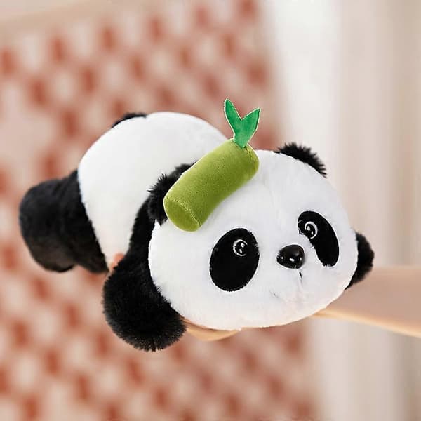 Papa Panda-docka bambu jättepanda mjukisdjur söt tecknad docka Chengdu jättepanda resesouvenir (Peng)