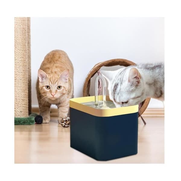 Vattenfontän - Ultratyst - 1,5 L - Kattvattendispenser - PP-material - Inomhus (Pe)