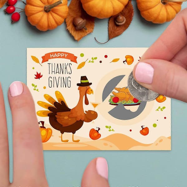 Thanksgiving skrabelodder sæt (Peng)