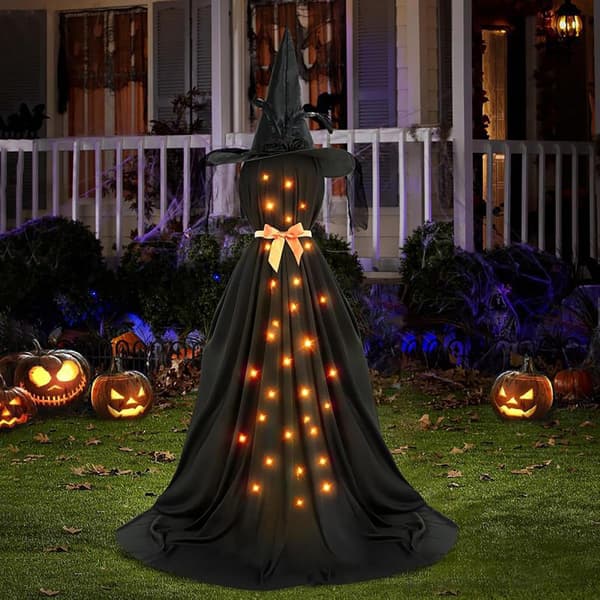 Halloween belyst trädgårdsdekoration - LED-lampor (Pe)