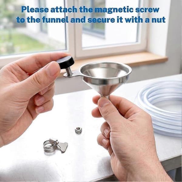6Ft Magnetisk Vindues-aircondition Afløbssæt, Universelt Bærbart AC-afløbsslangesæt AC-afløbsrør Udskiftning af Kondensvand (Peng)