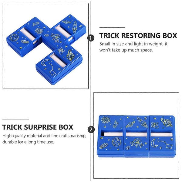 1 set Trick Restoring Box Kreativ uppvisningslåda Överraskningslåda Barn Prank-leksaker (Peng)