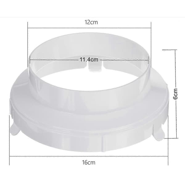 Ventilationsslang kompatibel med portabla luftkonditioneringsenheter med adapterkopplingar (Peng) B 2 connectors-15cm