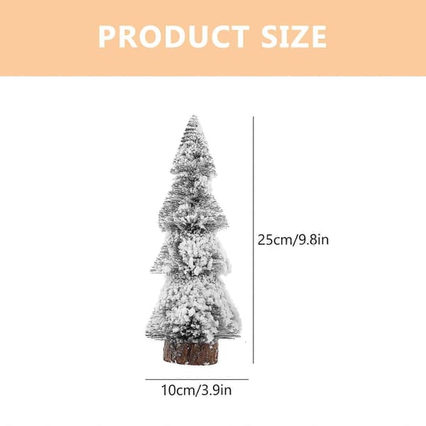Dekorativ liten julgran för bord, 3-pack festdekoration (Peng)
