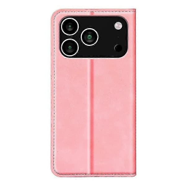 Kompatibel med iPhone 17 Pro-fodral Skin Touch Läderplånboksfodral (PE)