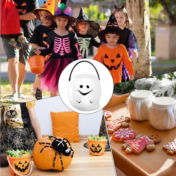 Udendørs Halloween Snackspande Sæt med 6 (Pe)