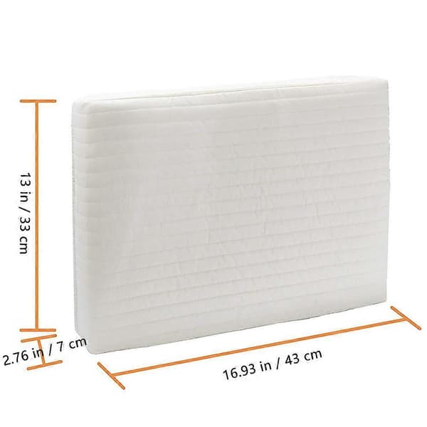 Ilmastointilaitteen suojus, tuulisuoja ilmastointilaitteelle, 2 kpl (Peng) White 43X33 cm