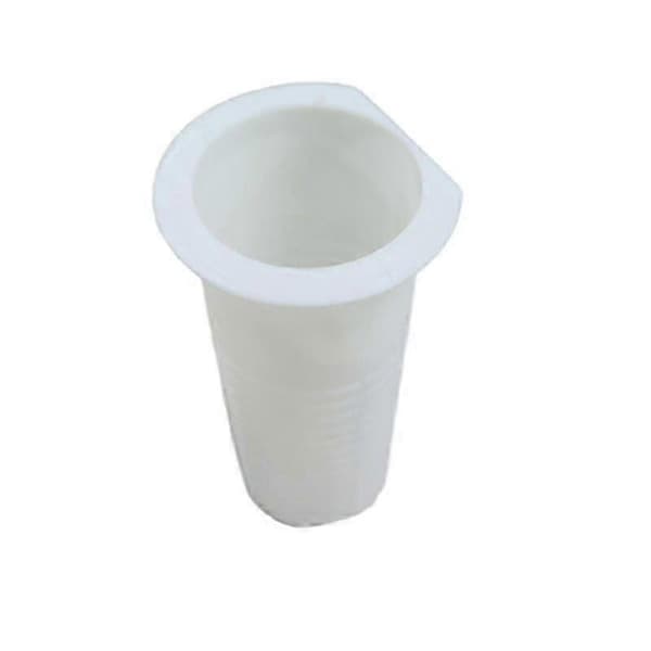 Vägggenomföring för installation av luftkonditioneringsrör 7,5 cm/3 tum ytterdiameter (Peng) White