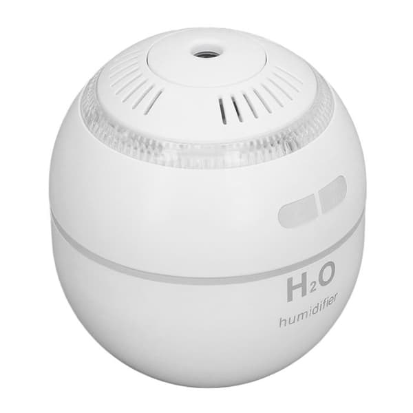 120 ml USB luftfuktare DC 5V/1A, 2-hastighets aromaterapi eterisk oljediffusor, vit (Pe)