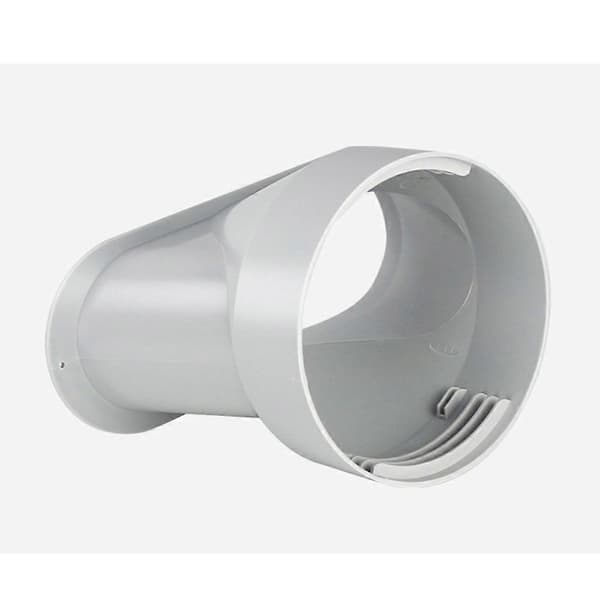 Flat munstycke 130 mm lämpligt för portabel luftkonditioneringsslang (Peng) Grey