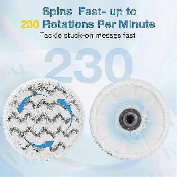 3897A Roterande moppdynor 10-pack kompatibla med Bissell SpinWave (Peng)