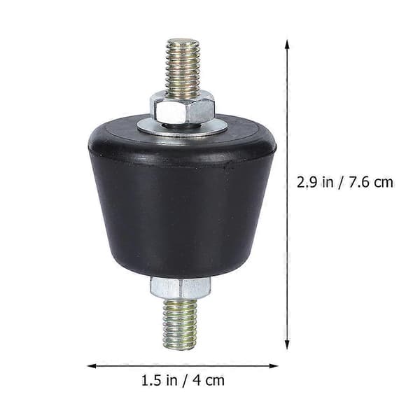 Gummikuddar mot vibrationer för luftkonditioneringskondensor, 2 st (Peng)