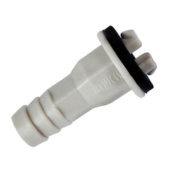 Til MEDIA AC 17mm/0,67in AC-afløbsslangeadapterstik m/ gummiring (Peng)