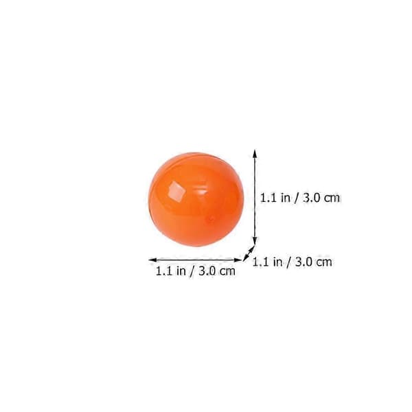 Öppningsbara spelbollar för lottdragning, 100 st orangea PVC-bollar (Peng)