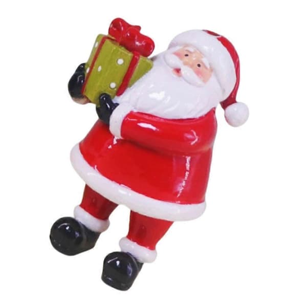 Jultomte-figur i harts för juldekoration (Peng)