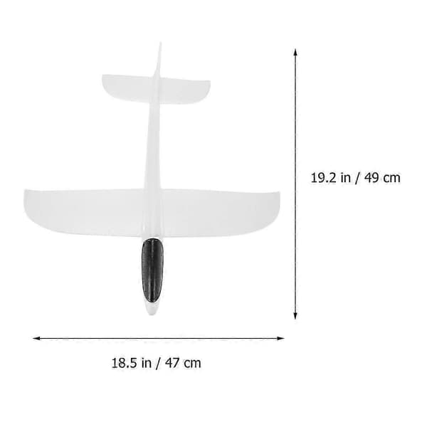 Flygplansleksaker Kastflygplansmodeller EPP Hållbara Flygplansleksaker för Utomhuslek för Barn (Assorterade färger) (Peng)