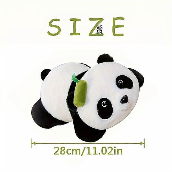 Papa Panda-docka bambu jättepanda mjukisdjur söt tecknad docka Chengdu jättepanda resesouvenir (Peng)