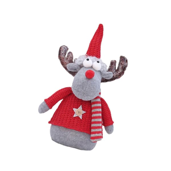 Juldekoration docka bordsdekoration söt julfigur (pingvin) Reindeer