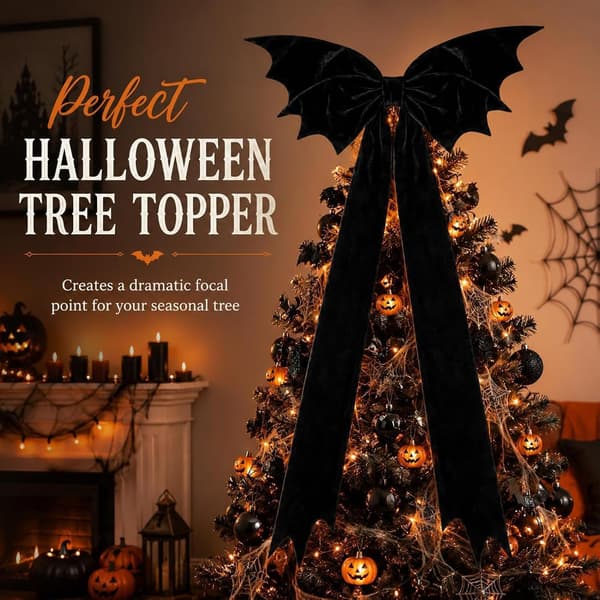 Sorte Halloween-dekorationer Mørk Skræmmende Gyserfest (Pe)