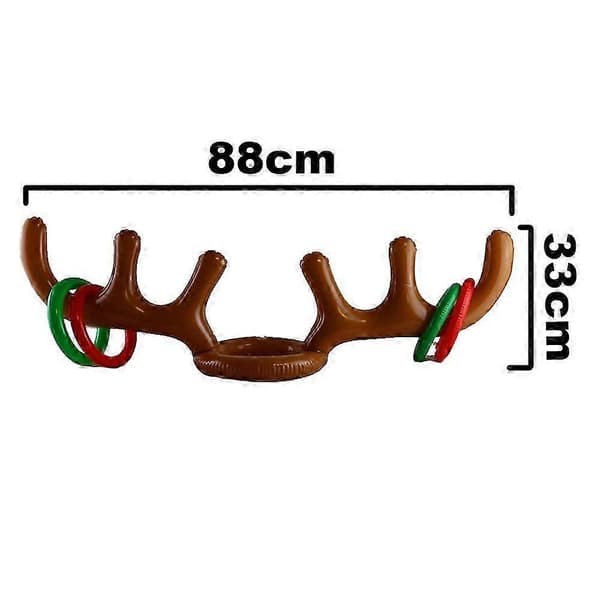 Genanvendelige julespil, bærbare og holdbare oppustelige festspil til børn og voksne - Letvægts, glat og robust design (Peng)