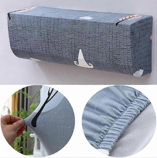 Universellt väggmonterat dammskydd för luftkonditionering inomhus, en storlek som passar alla med hållbar design (Peng)