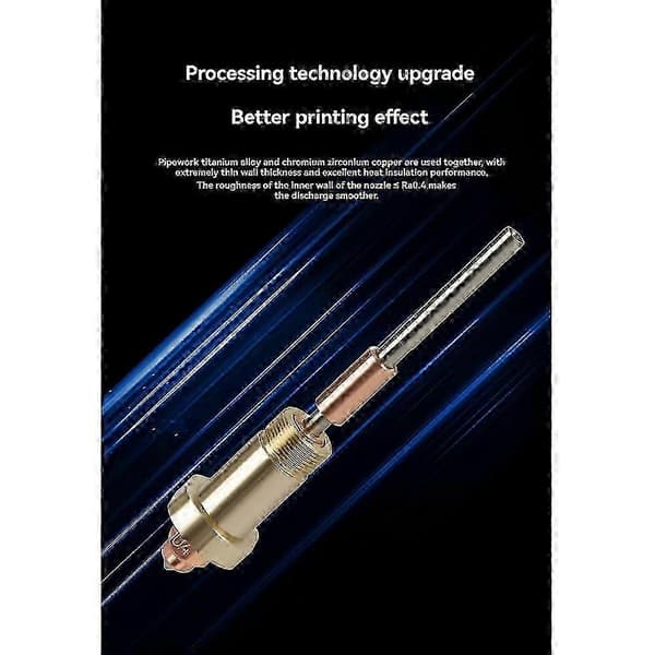 kompatibel med Ender-3 V3 Hotend-sæt, keramisk varmeblok-sæt (Peng) Photo Color