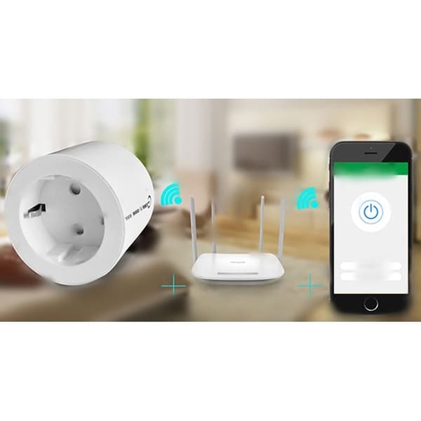 Smart plugg - Roame - Wi-Fi-anslutning, timerstyrning, röststyrning
