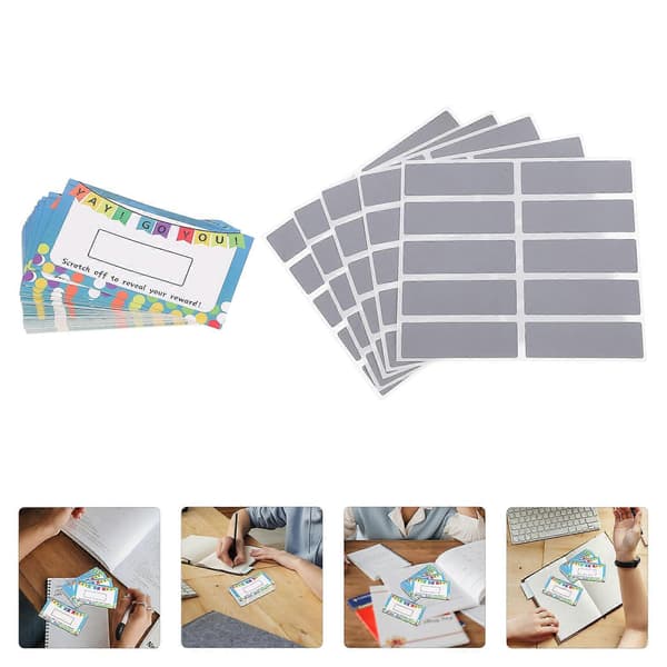 Skraplott DIY motiverande skraplott för klassrumsbruk 100 st (Peng)