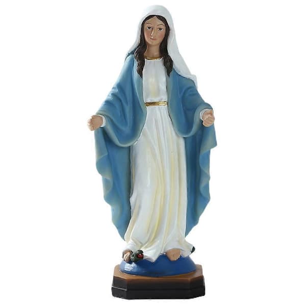1 st välsignad Jungfru Maria-staty bröllopspresent julbordsdekoration (Peng)
