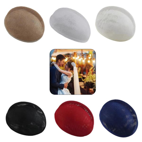 Fascinator-bas 1920-tals mångsidig hög hatt för brud bröllopsfest för kvinnor cocktail bröllopshuvudbonad svart (Peng) Black