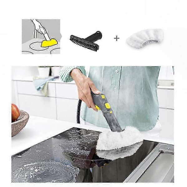 SC1 SC2 SC3 SC4 SC5 Ångtvätt Handborste Ersättningstillbehör (Peng) black  white