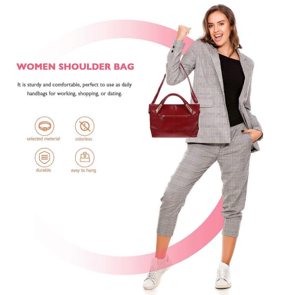 Taske Damehåndtaske Crossbody til kvinder (Peng)