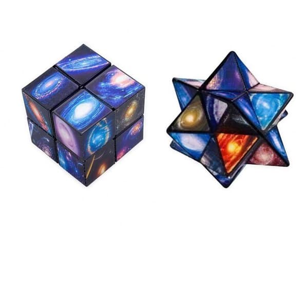3D Infinity Magic Cube - Anti-Stress Kontorsdekoration Present ALURRA (Pe)
