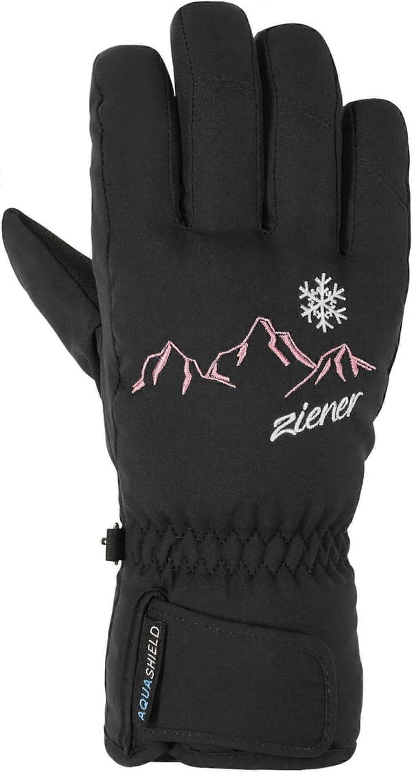 Alpine lasten lasketteluhanskat LAILLA-Z musta (Peng) Black 6.5