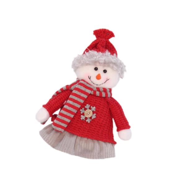 Juldekoration docka bordsdekoration söt julfigur (pingvin) Snowman