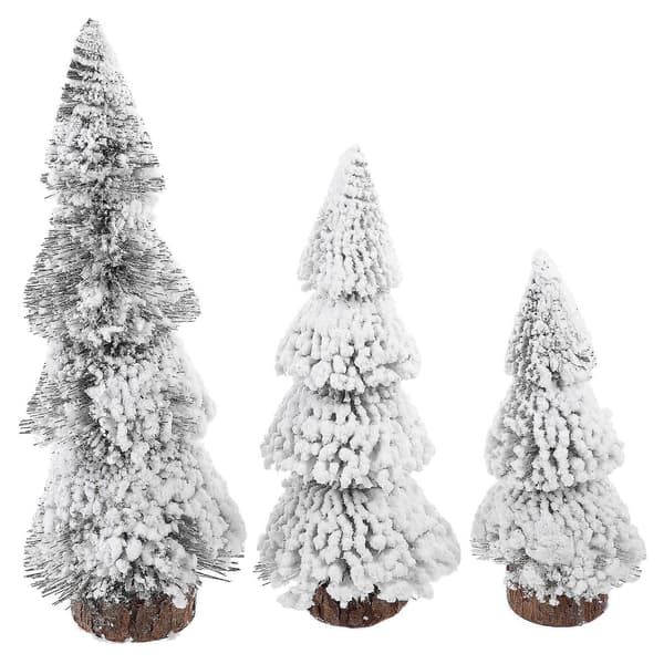 Dekorativ liten julgran för bord, 3-pack festdekoration (Peng)