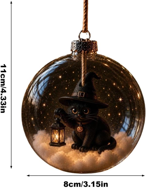 Halloween dekorativa kulor - Splittersäkra, transparenta, för inomhus-/utomhusbruk (Pe)