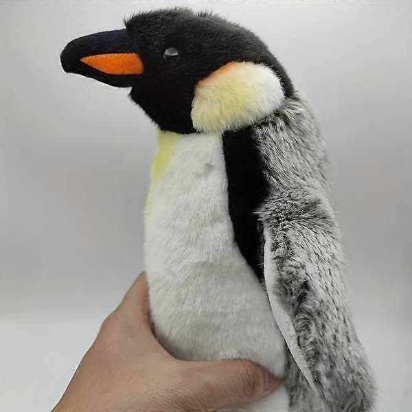 Simulerad djur söt pingvin plyschleksak söt pingvindocka tygdocka prydnadsdocka (Peng)