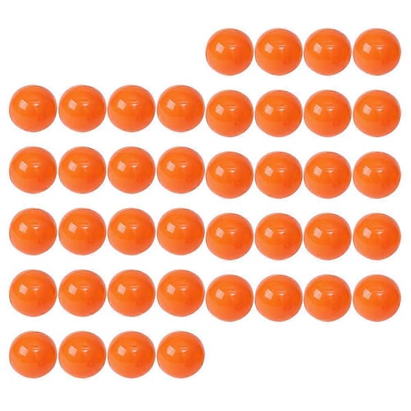Öppningsbara spelbollar för lottdragning, 100 st orangea PVC-bollar (Peng)