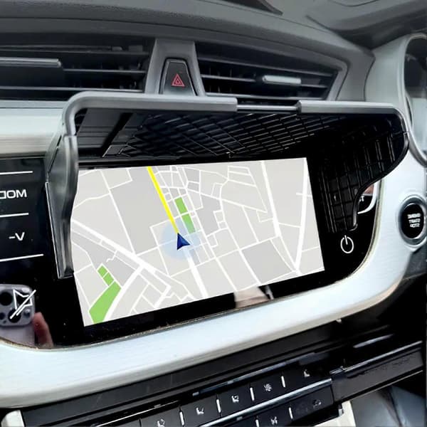 Justerbart GPS-bländskydd för skärm, universellt solskydd för bilens GPS-navigering (Peng) 36cm