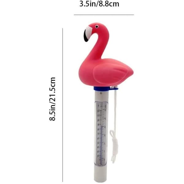 Pooltermometer - Flamingo - Flytande - ABS - 21,5 x 8,8 cm (Pe)